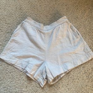 Abercrombie Linen Blend Pull on Shorts